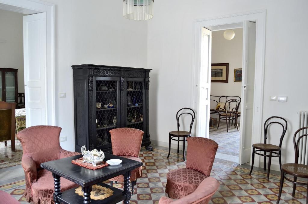Posezení v ubytování Residenza Storica PARCO LANOCE