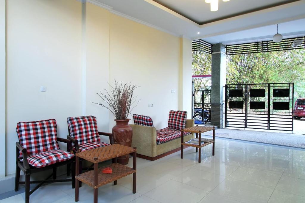 Posezení v ubytování Ramantika Bali House