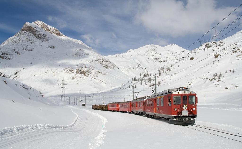 Bernina Suites - vicino al Bernina Express v zimě