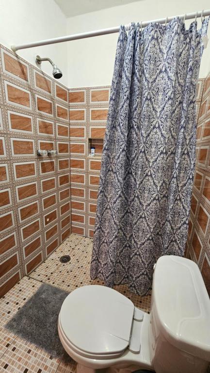 Koupelna v ubytování Casa Coral