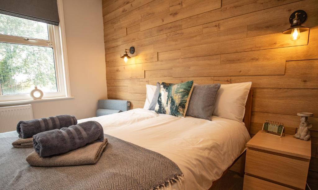 Ένα ή περισσότερα κρεβάτια σε δωμάτιο στο Aqua nest Eastbourne