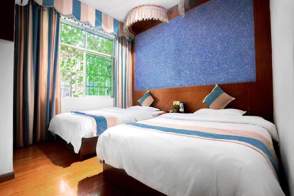 Ένα ή περισσότερα κρεβάτια σε δωμάτιο στο Edinburgh Hostel