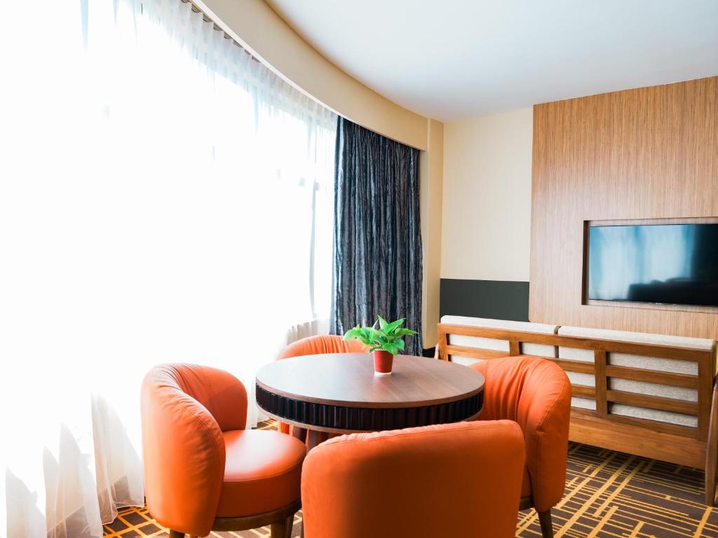 TV a/nebo společenská místnost v ubytování Starus Hotel Bukit Bintang