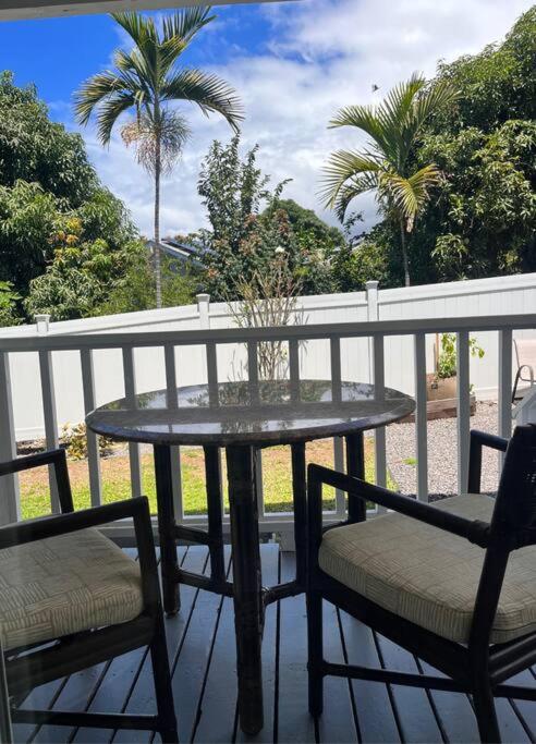 Balkón nebo terasa v ubytování UNIT C - Sandy Toes Getaway in Kona