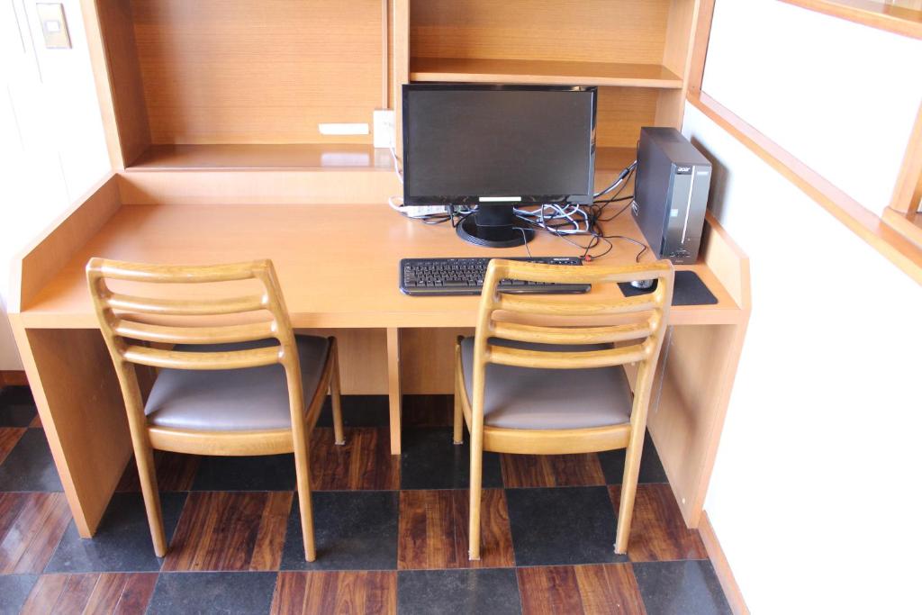 TV a/nebo společenská místnost v ubytování Hotel Shiosai