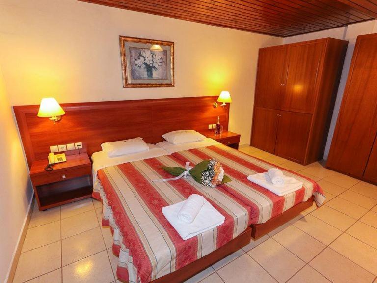 Postel nebo postele na pokoji v ubytování Spa Hotel Alex