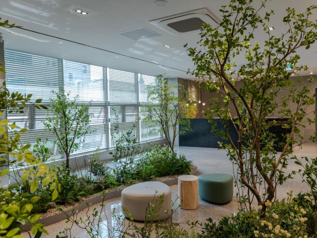 Zahrada ubytování Golden Planet Hotel-Pyeongtaek Godeck