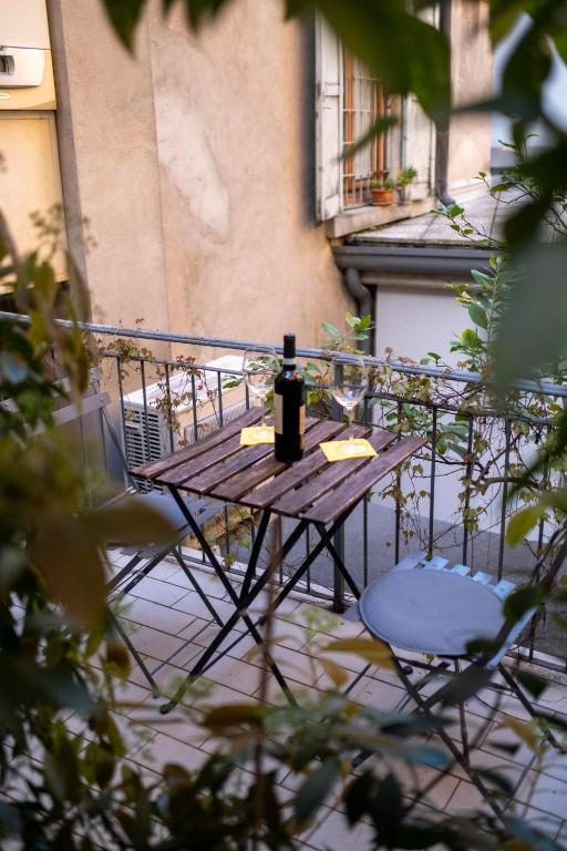 Balkón nebo terasa v ubytování B&B Ponte Manin