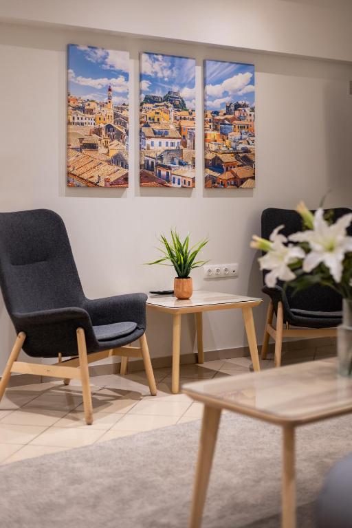 Posezení v ubytování Hotel Bretagne