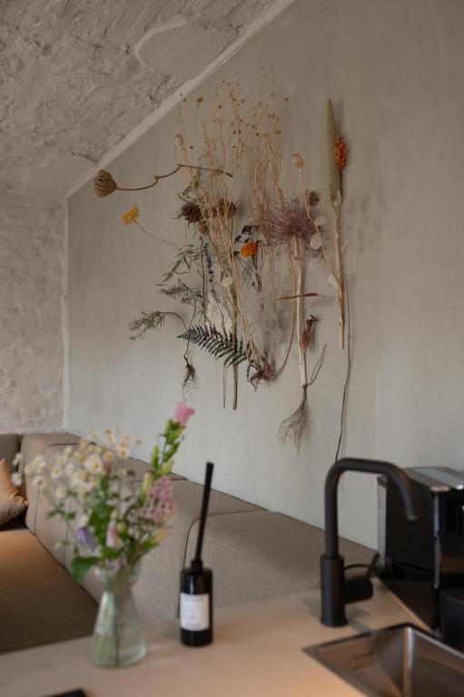 Posezení v ubytování Luxe in Het Posthuis - nieuwe Stijlvolle Verblijven in Oud-Rekem
