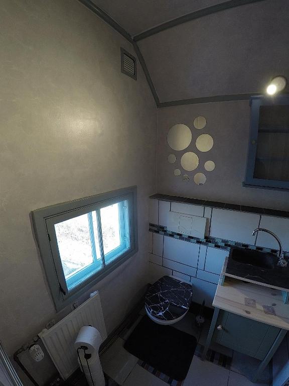 Koupelna v ubytování B&B Västralandet