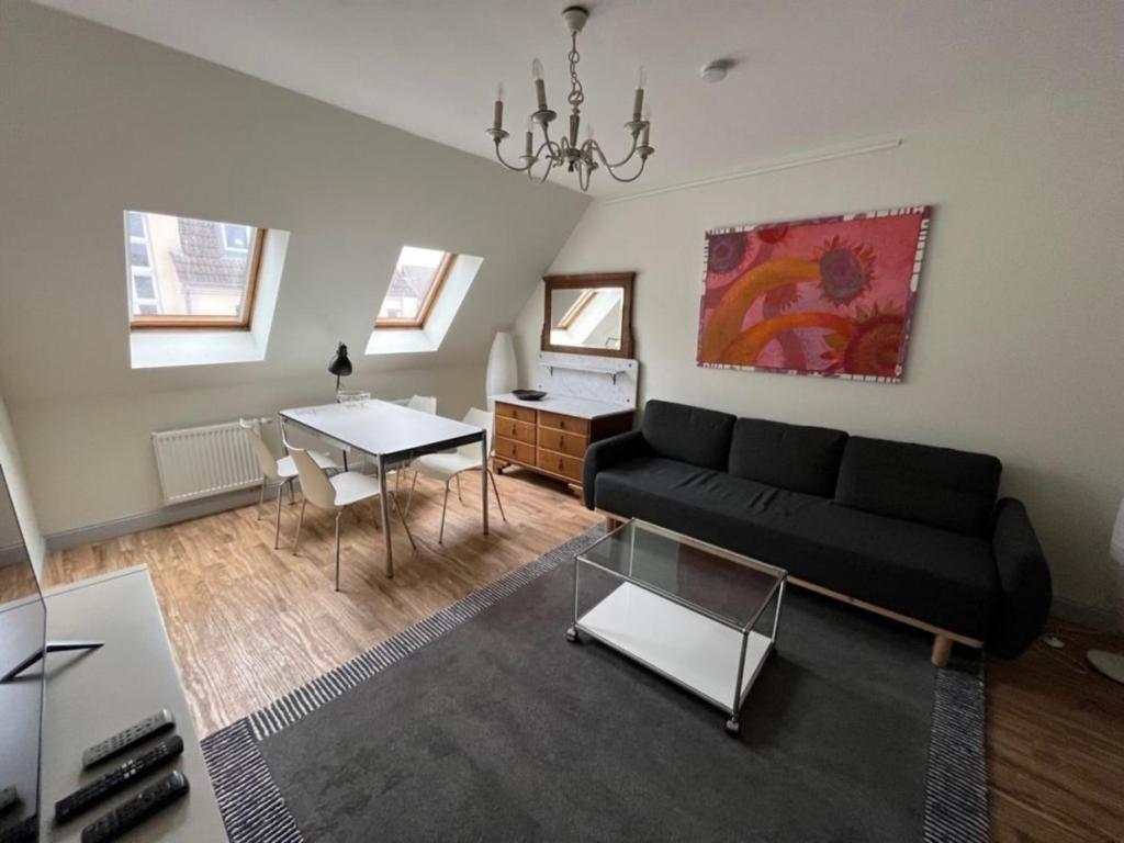 Posezení v ubytování 1 Ferienwohnung - Ferien Mittendrin