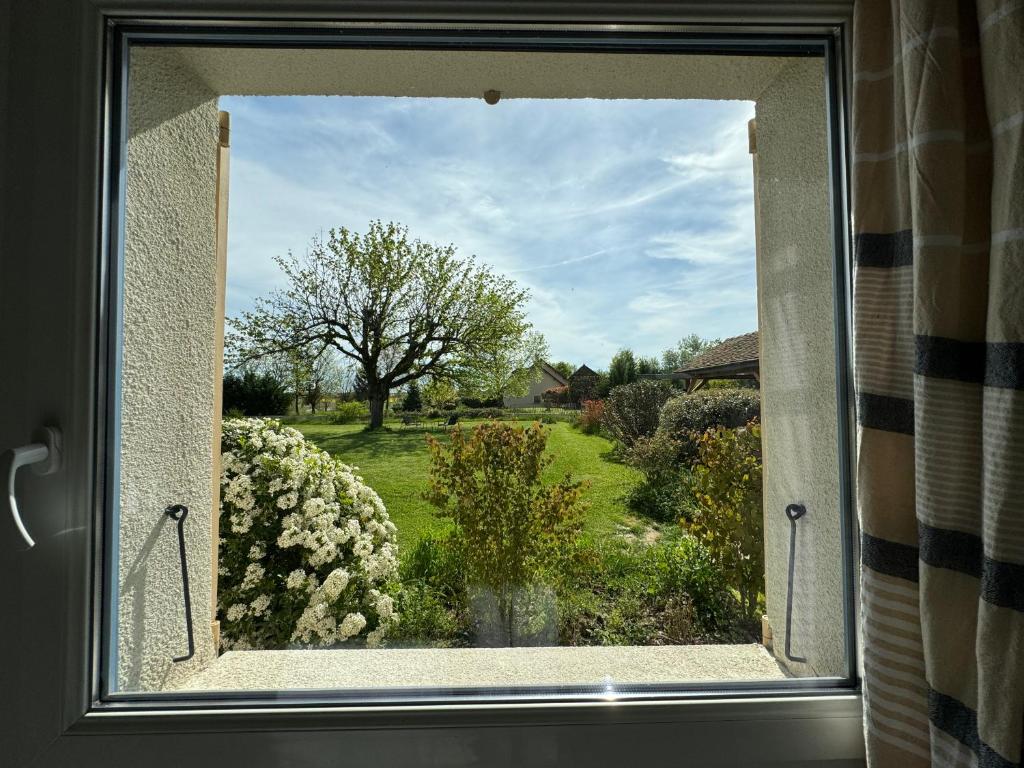 Zahrada ubytování Gîte de la Valière
