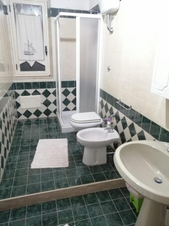 Koupelna v ubytování Casa Chiara