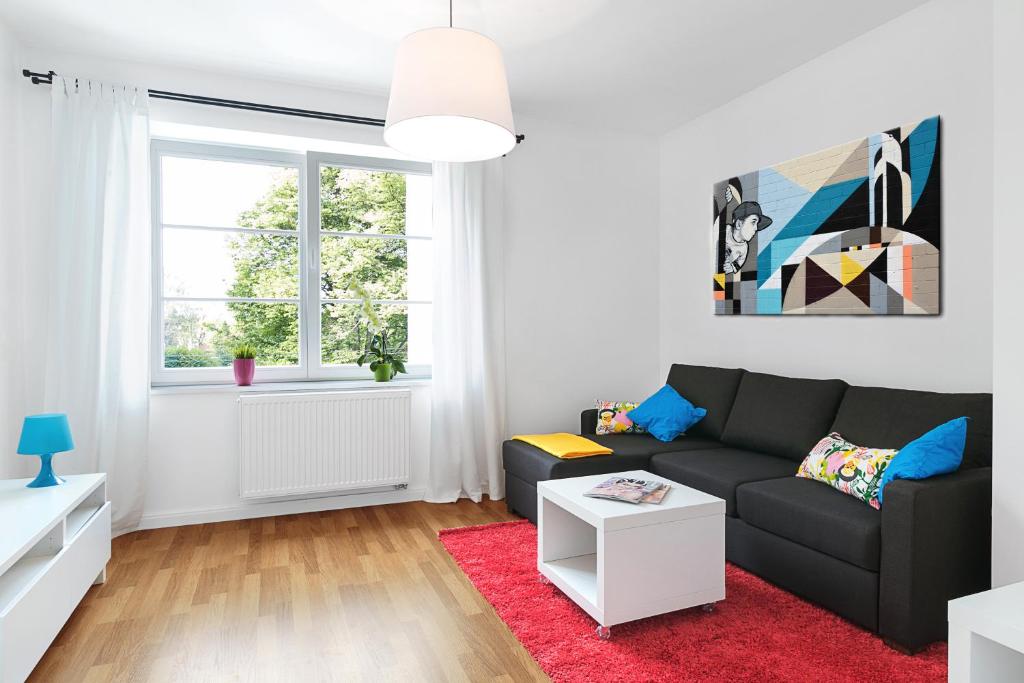 Posezení v ubytování Costa Apartments