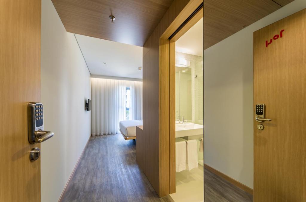 Koupelna v ubytování Moov Hotel Porto Norte