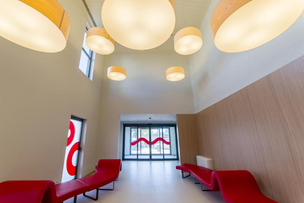 Posezení v ubytování Moov Hotel Porto Norte