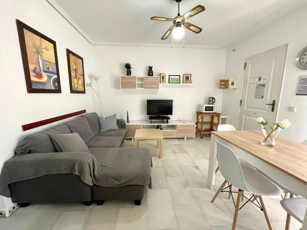 Posezení v ubytování Apartamento Columela