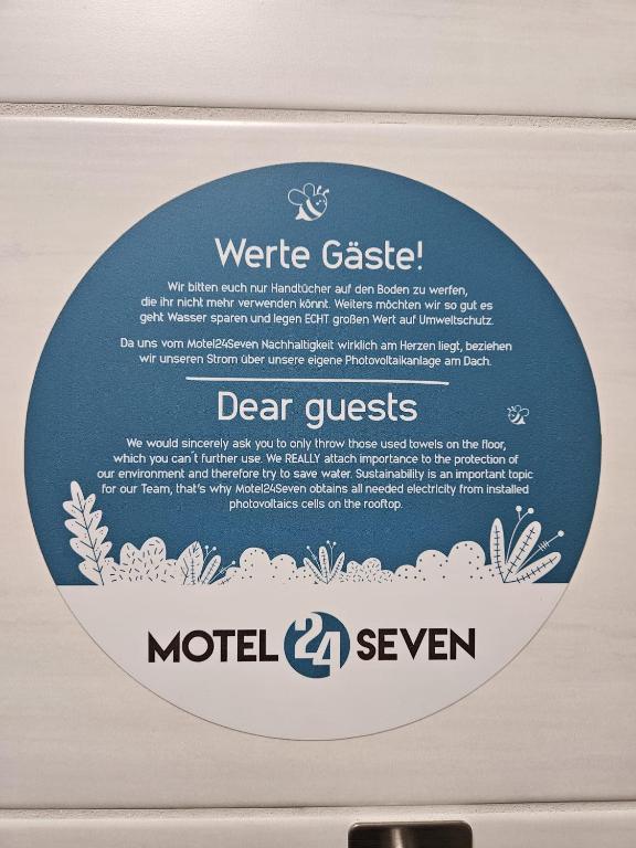 Certifikát, hodnocení, plakát nebo jiný dokument vystavený v ubytování MOTEL24seven