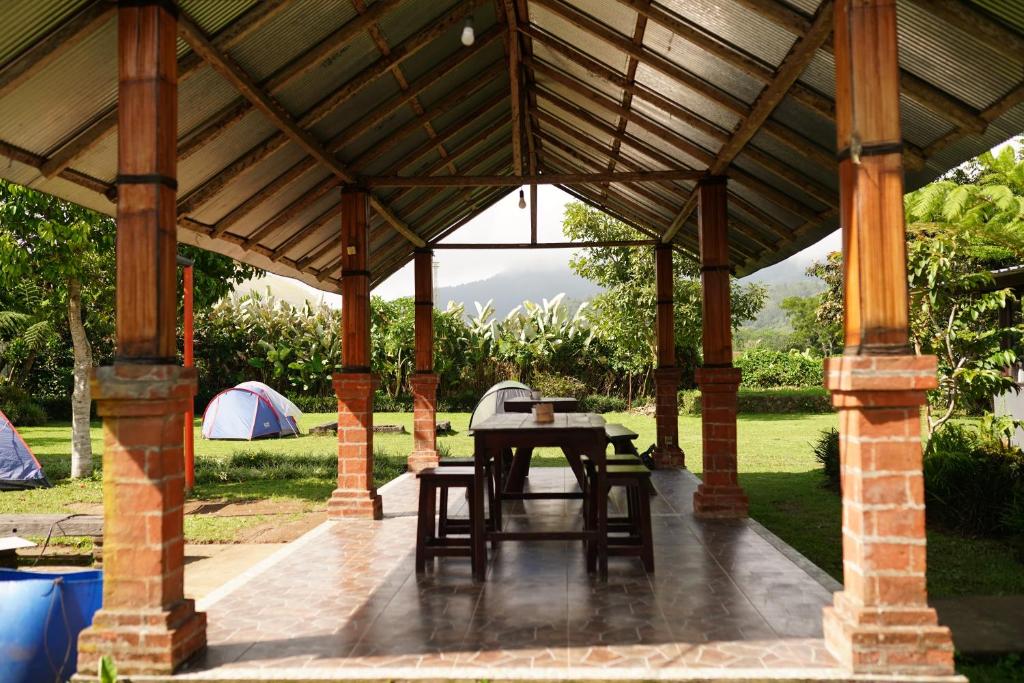 Zahrada ubytování Bali Strawberry Glamping and Camp Bedugul