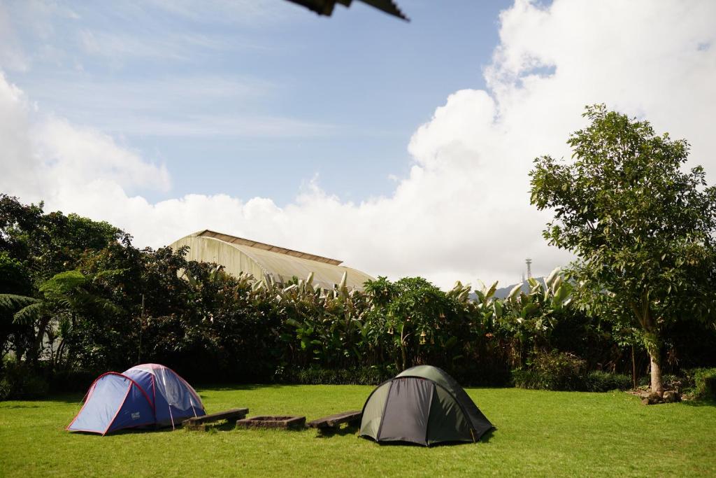 Zahrada ubytování Bali Strawberry Glamping and Camp Bedugul