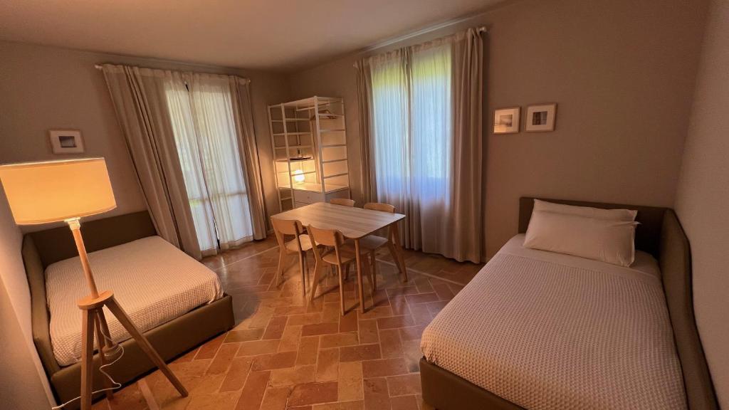 Posteľ alebo postele v izbe v ubytovaní Serra Country House