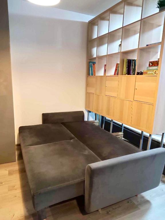 Posedenie v ubytovaní Apartament Drewno i Morze