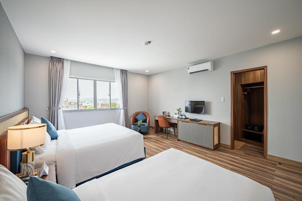 Tahiti Central Seaview - 50m to Night Market Phu Quoc - Camera Familiare Con Vista Sul Mare