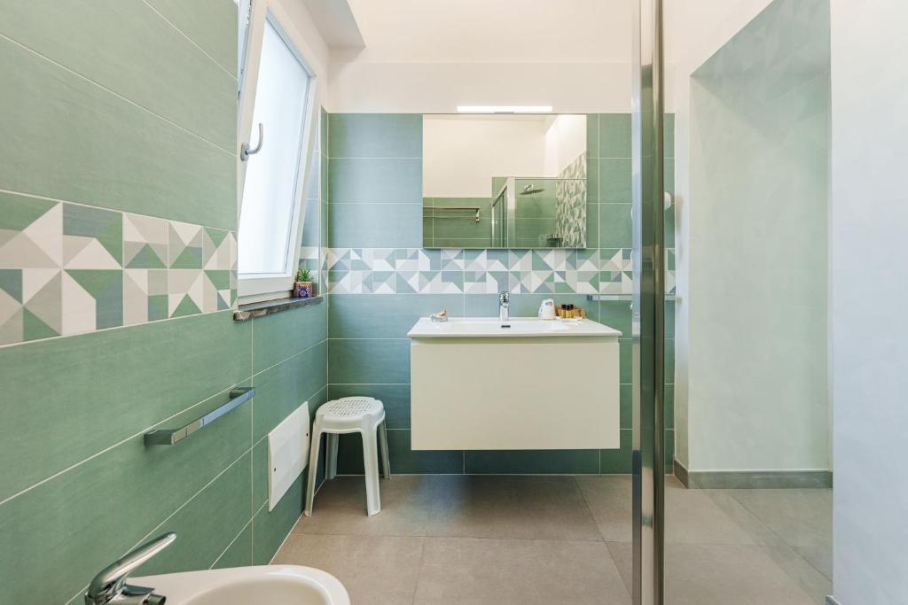 Koupelna v ubytování Le Rondinelle Rooms
