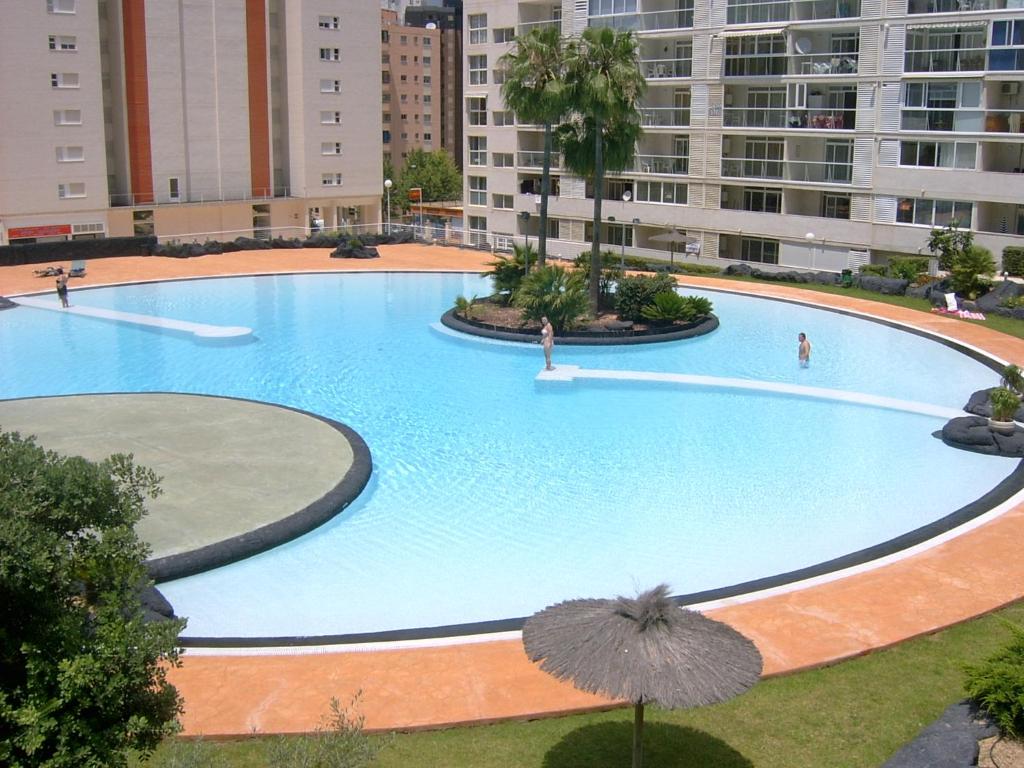 Bazén v ubytování Complejo VACANZA-TURIS nebo v jeho okolí