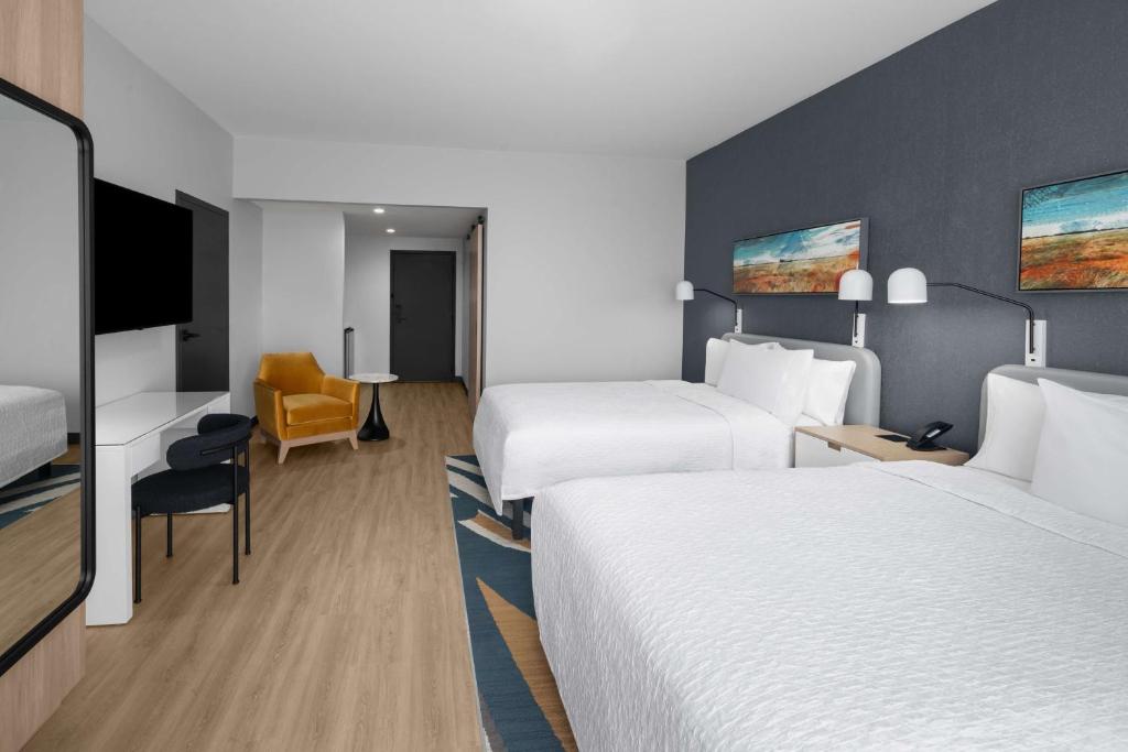 Homewood Suites By Hilton Grand Prairie At EpicCentral - Suite Efficiency Queen Con Dos Camas Queen