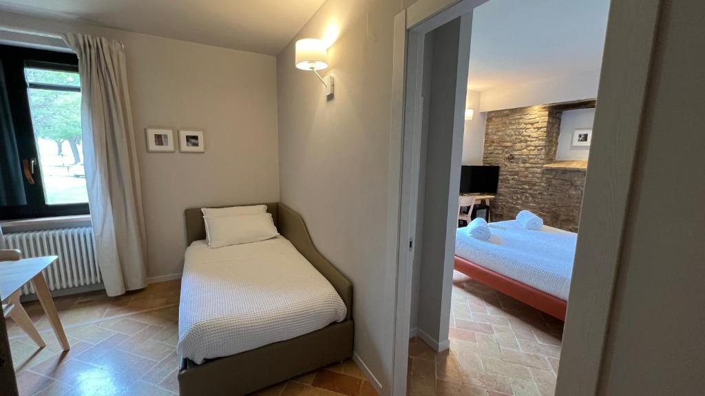 Posteľ alebo postele v izbe v ubytovaní Serra Country House
