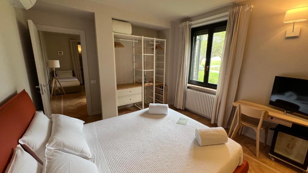 Posteľ alebo postele v izbe v ubytovaní Serra Country House