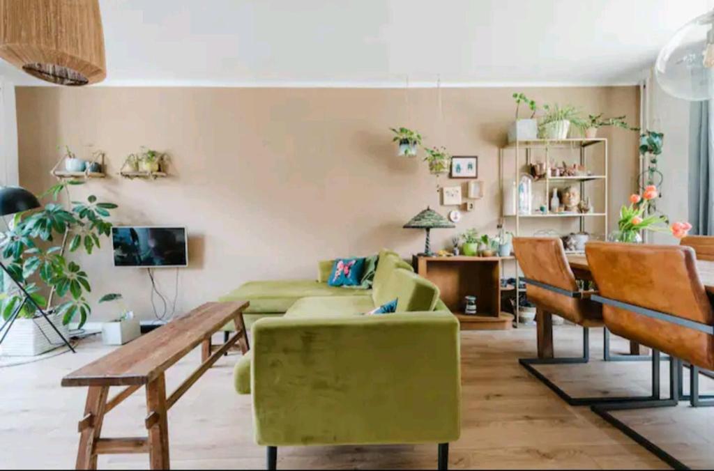 Χώρος καθιστικού στο Casa Suzanne