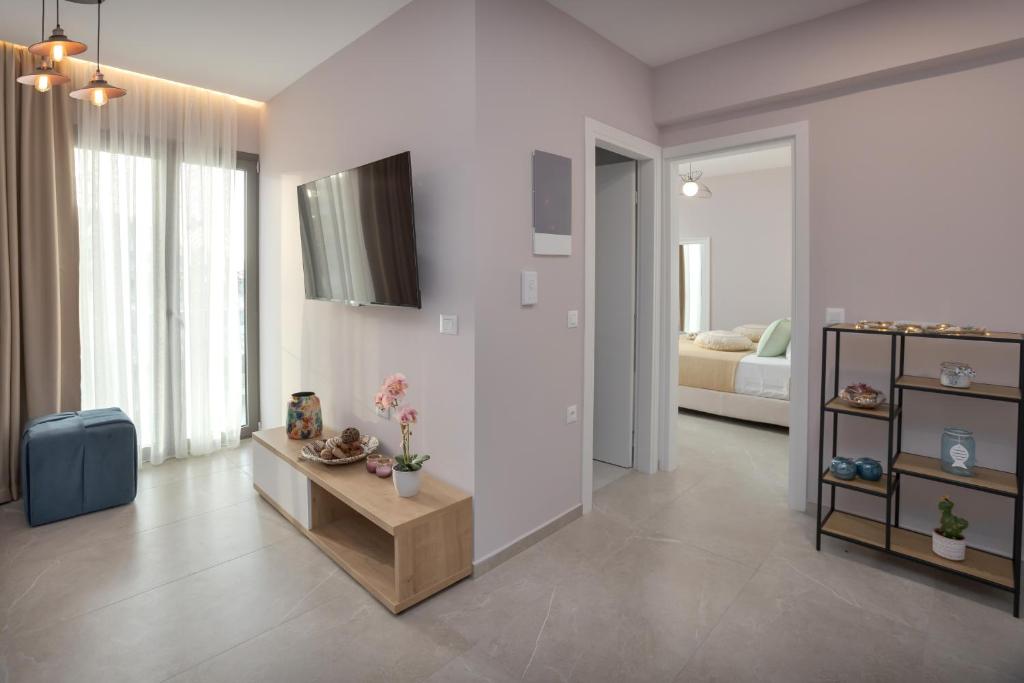 TV a/nebo společenská místnost v ubytování Marquise Residences by Estia