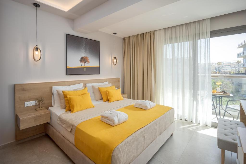 Postel nebo postele na pokoji v ubytování Marquise Residences by Estia