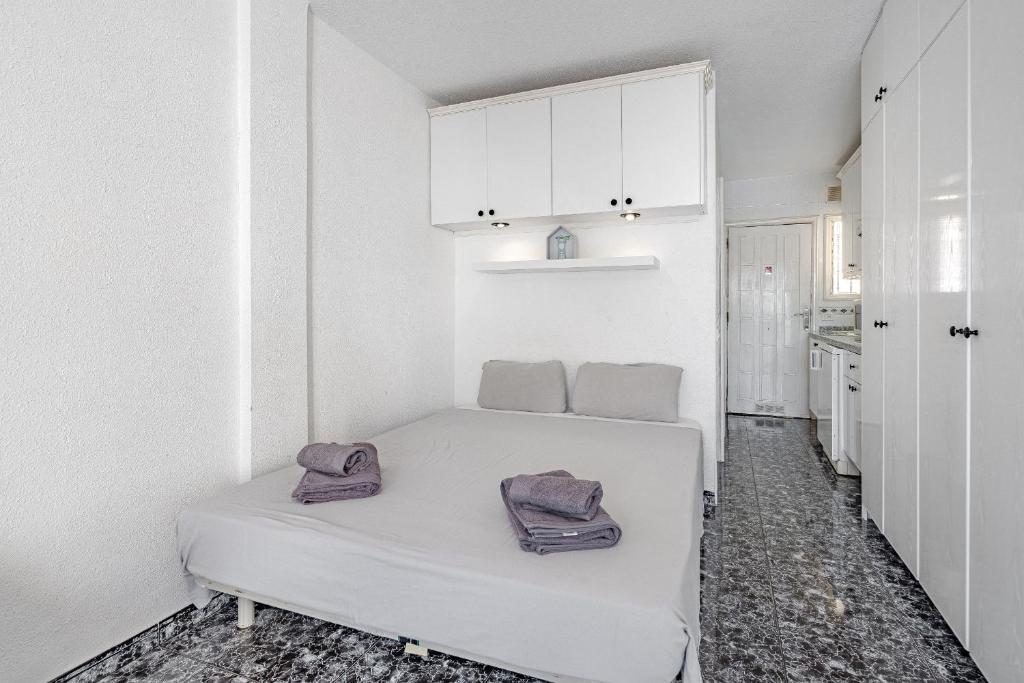 Kuchyň nebo kuchyňský kout v ubytování Apartamentos en Torres del Sol