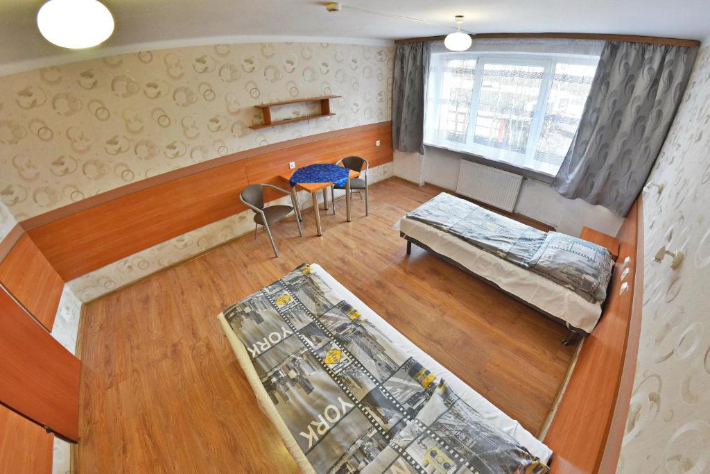 Postel nebo postele na pokoji v ubytování Twój Hostel Ruda Śląska