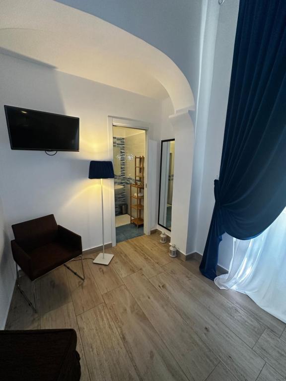 TV a/nebo společenská místnost v ubytování B&B Sigò