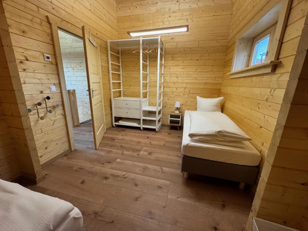 Postel nebo postele na pokoji v ubytování Hotel Hochfirst