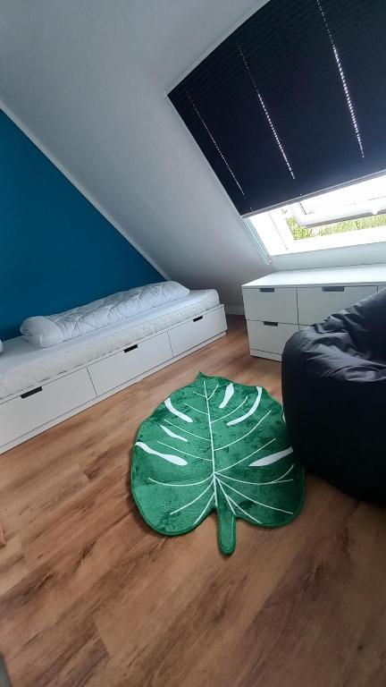 Posezení v ubytování Ferienwohnung Dschungel