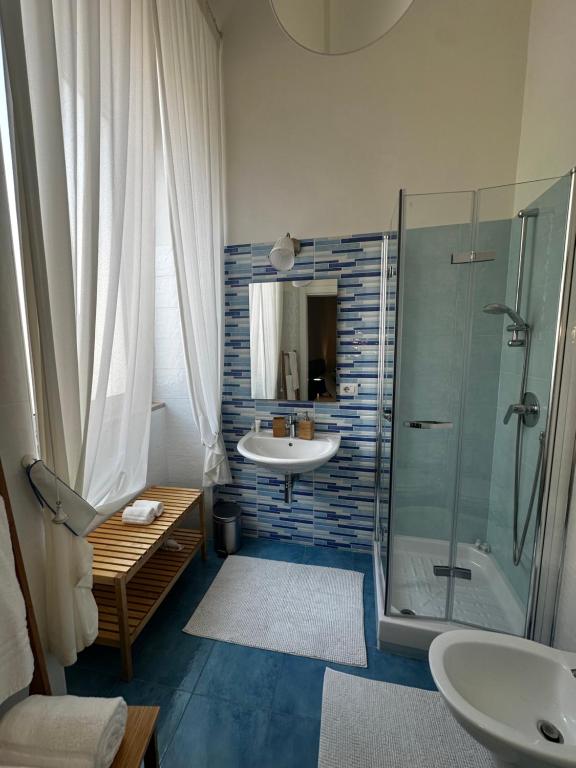 Koupelna v ubytování B&B Sigò