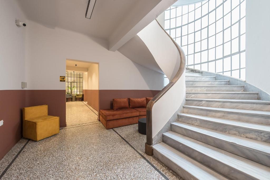 Posezení v ubytování Aeiphoria Suites & Rooms - Athens