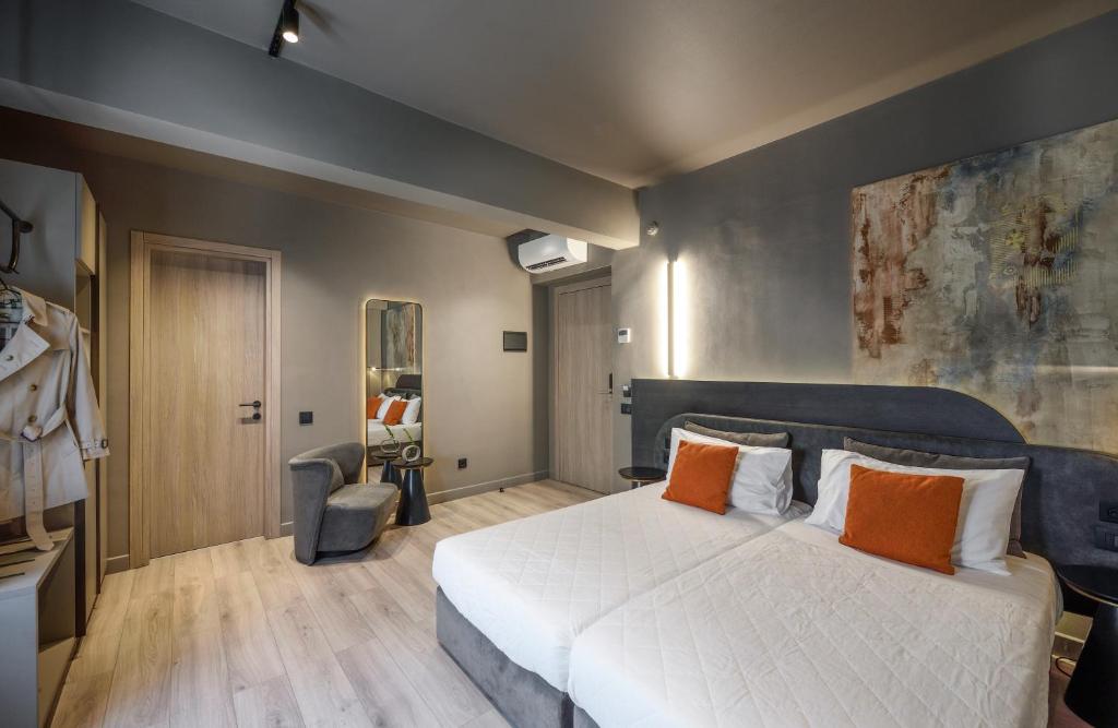 Voodi või voodid majutusasutuse Arcadion Hotel toas