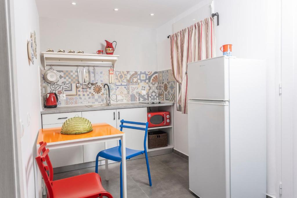 Kuchyň nebo kuchyňský kout v ubytování BleVista Apartments
