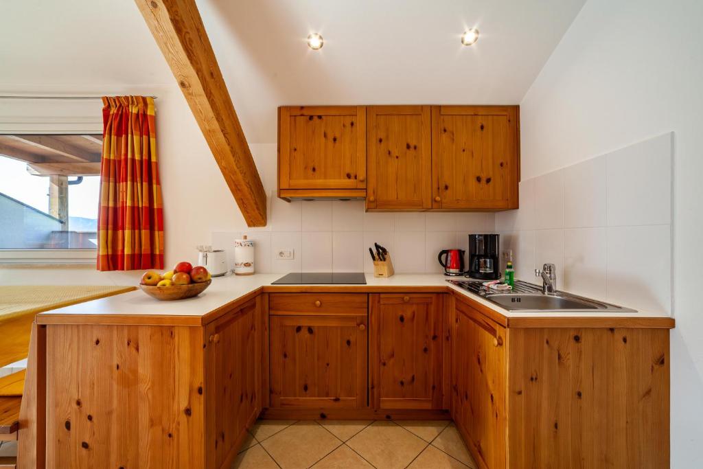 Kuchyňa alebo kuchynka v ubytovaní Gasserhof Ferienwohnung Morgenduft