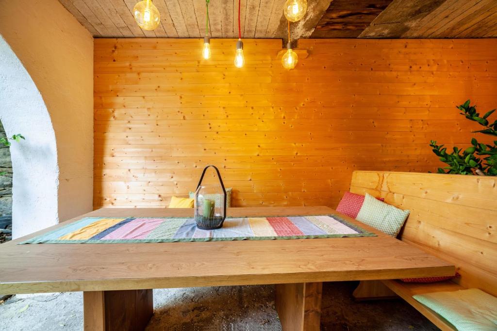 Posedenie v ubytovaní Gasserhof Ferienwohnung Gravenstein