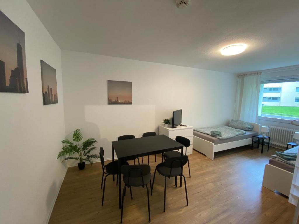 Posezení v ubytování Apartment with Balcony Wuppertal