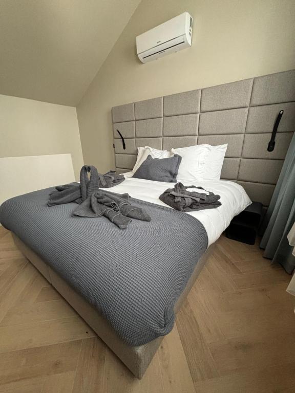 Postel nebo postele na pokoji v ubytování Hotel Mezza Notte