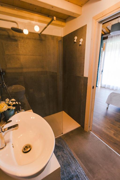 Kúpeľňa v ubytovaní b&b al fienile
